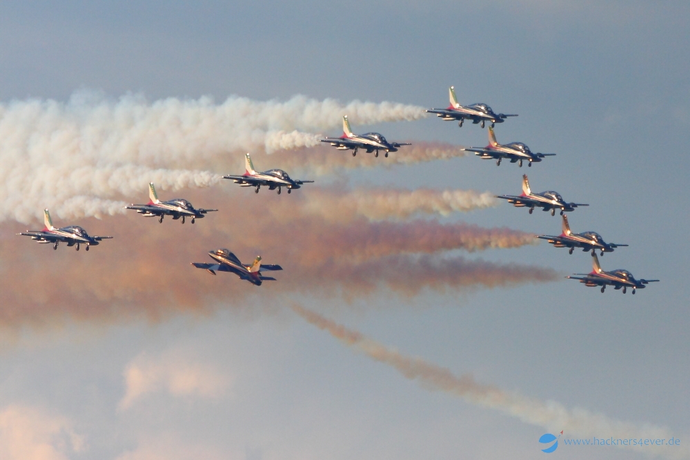 55 Jahre Frecce Tricolori in Rivolto / Italien 2015